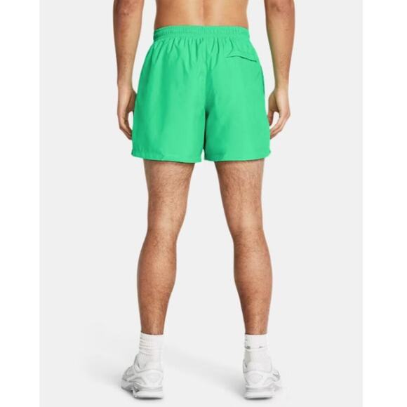 Under Armour Men's Green Mesh Lined UA Essential Volley Shorts Size 2XL - Picture 2 of 7